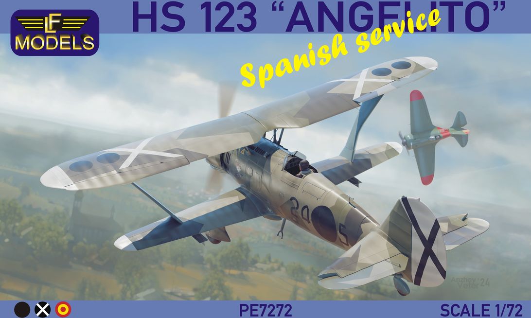 LF Models PE7272 1:72 Henschel Hs-123 'Angelito' Spanish service