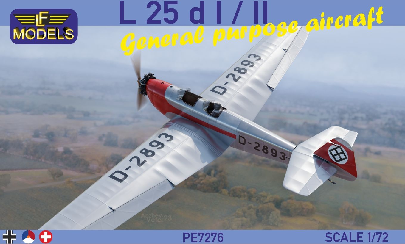 LF Models LF-PE7276 1:72 Klemm L 25d I / II General purpose aircraft