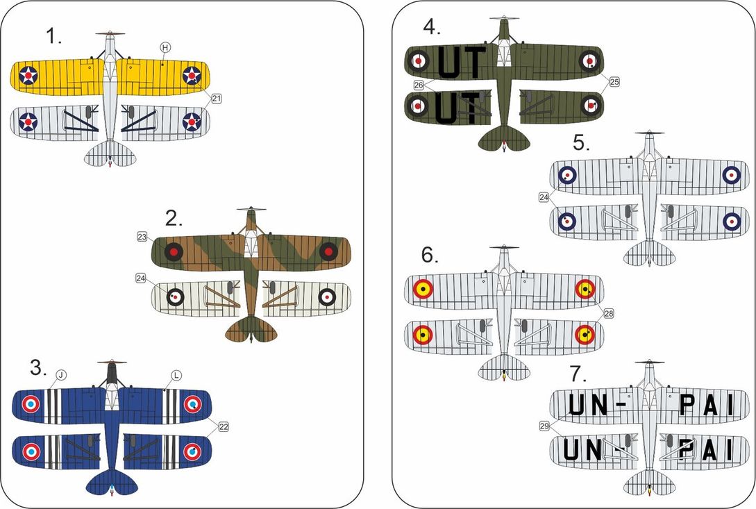 LF Models PE7277 1:72 de Havilland DH -80A Puss Moth Goes to the War