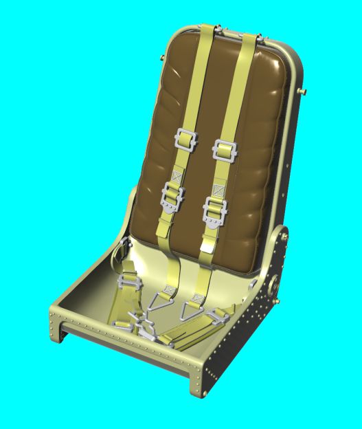 LF Models LF3D3202 1:32 Messerschmitt Me-262 3D-printed seat