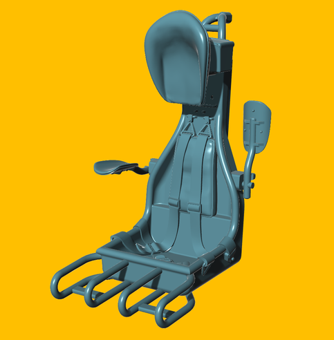 LF Models LF3D4813 1:48 Dornier Do-335 Pfeil seat (3d-printed)