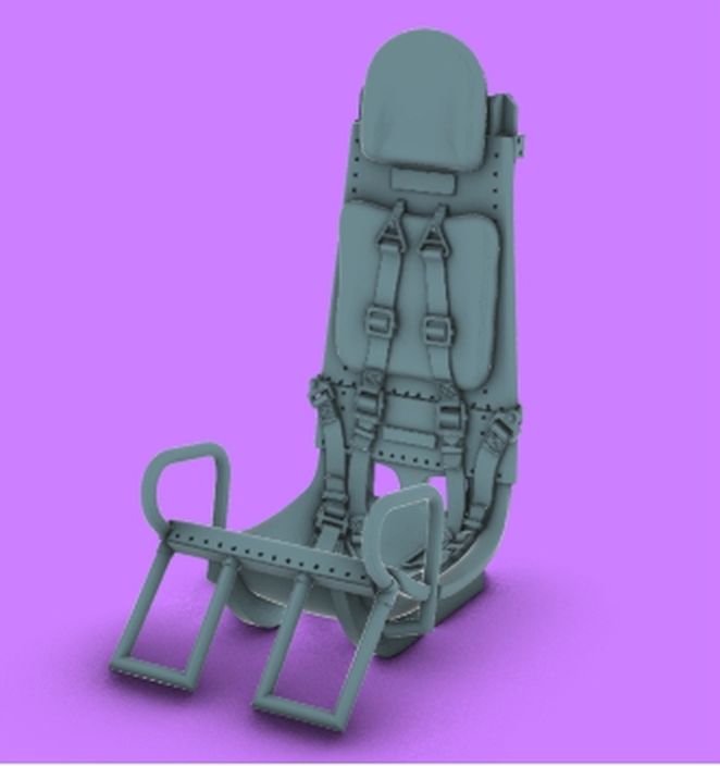 LF Models LF3D4815 1:48 Heinkel He-162A-2 Seat 3D-Printed