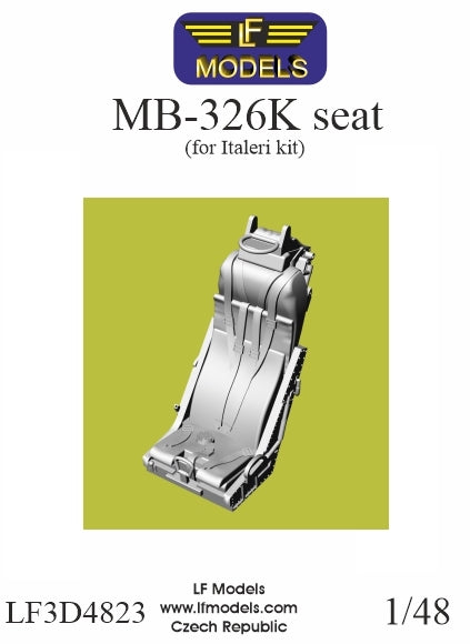 LF Models LF3D4823 1:48 MB 326K seat 3D printed seat for Italeri kits.