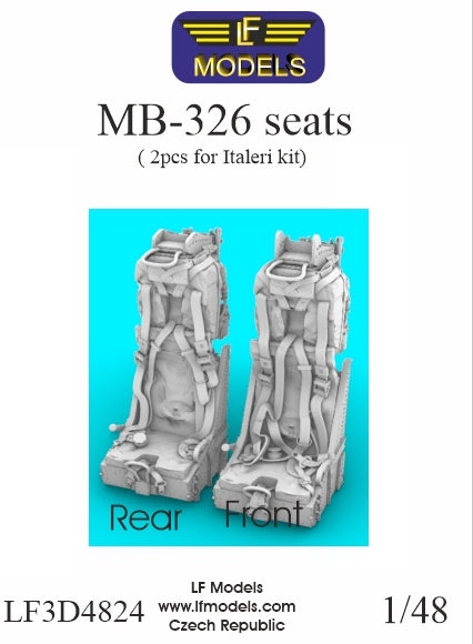 LF Models LF3D4824 1:48 MB 326 seats 3D printed seats for Italeri kits.