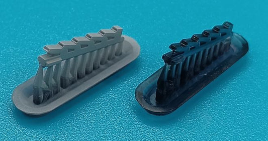 LF Models 3D7203 1:72 Messerschmitt Bf-109E-1/E-3/E-4/E-7 (3D-Printed) Exhaust Stacks
