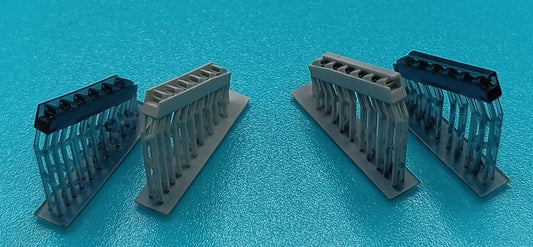 LF Models 3D7204 1:72 Messerschmitt Bf-109F (3D-Printed) Exhaust Stacks
