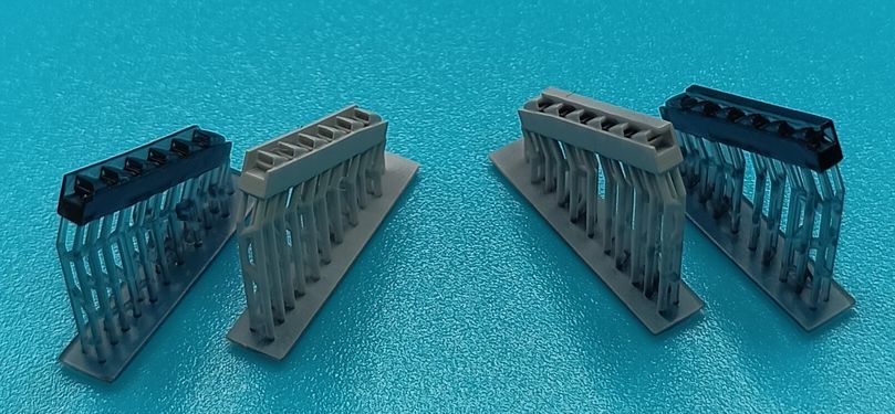 LF Models 3D7205 1:72 Messerschmitt Bf-109G/K (3D-Printed) Exhaust Stacks
