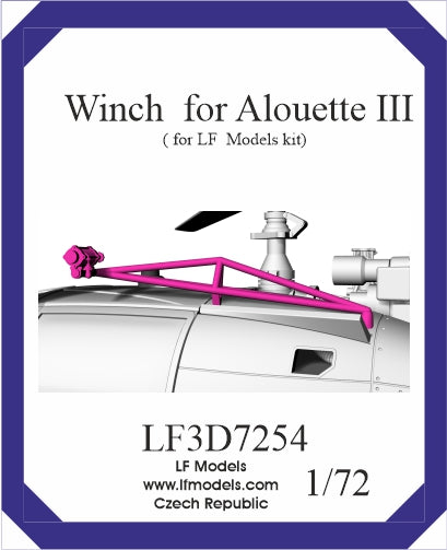 LF Models LF3D7254 1:72 Winch for Alouette III