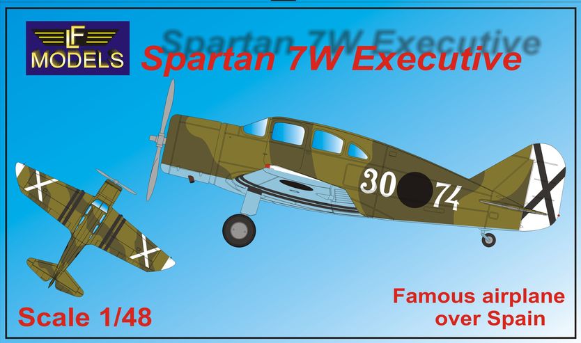 LF Models 48018 1:48 Spartan 7W Executive Spanish Nationalist Air Force