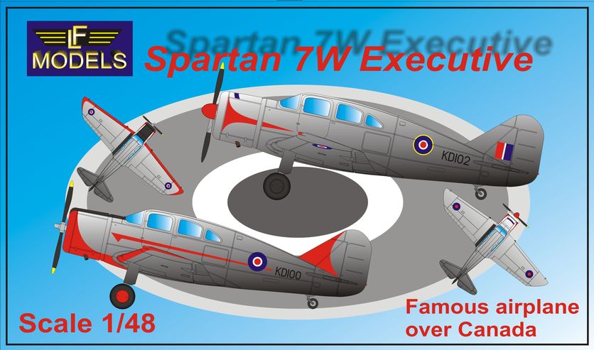 LF Models 48019 1:48 Spartan 7W Executive over Canada