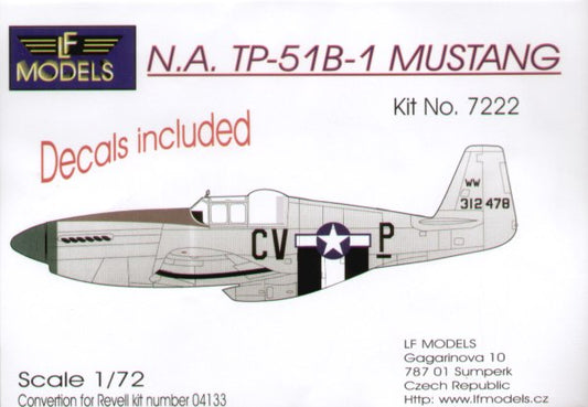 LF Models 72022 1:72 North-American TP-51B-1 Mustang Conversion