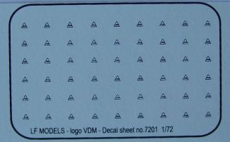 LF Models 7201 1:72 VDM producers propeller manufacturer logos