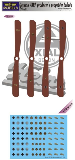 LF Models C3202 1:32 German WWI producer's propeller manufacturer logos part 2