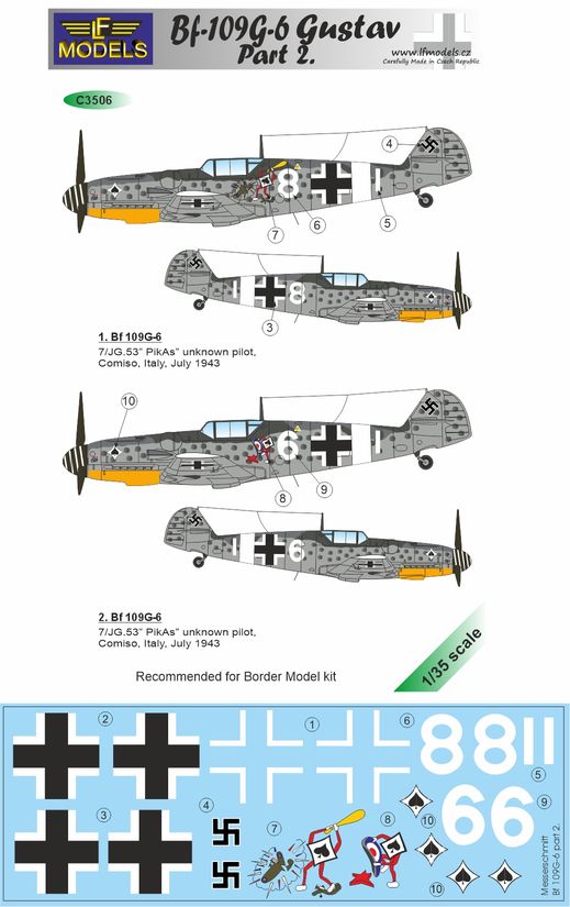 LF Models LFMC3506 1:35 Messerschmitt Bf-109G-6 Gustav Part 2