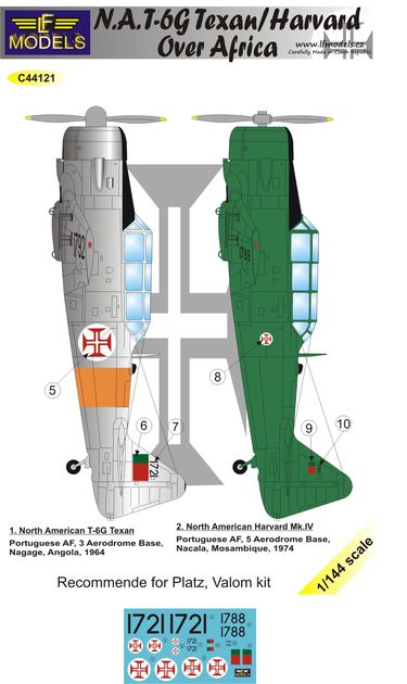 LF Models C44121 1:144 North-American T-6G Texan/Harvard Over Africa