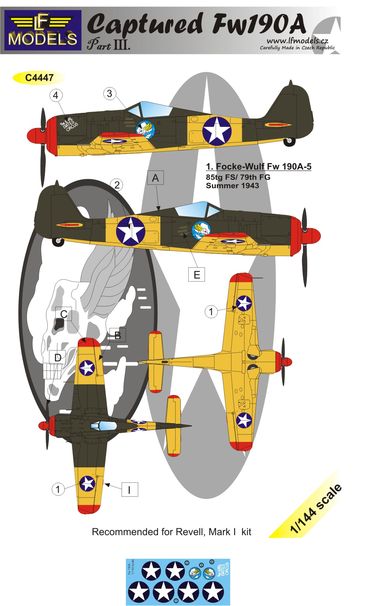 LF Models C4447 1:144 Captured Focke-Wulf Fw-190A-5 part 3