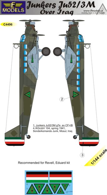 LF Models C4496 1:144 Junkers Ju-52/3M over Iraq