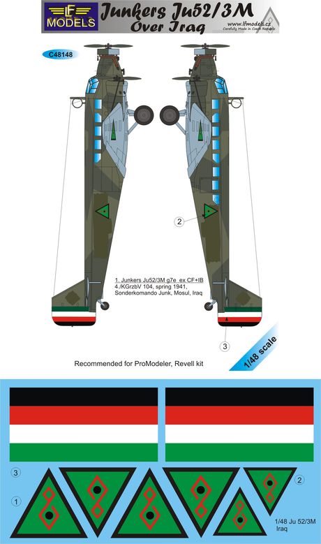 LF Models C48148 1:48 Junkers Ju-52/3m over Iraq