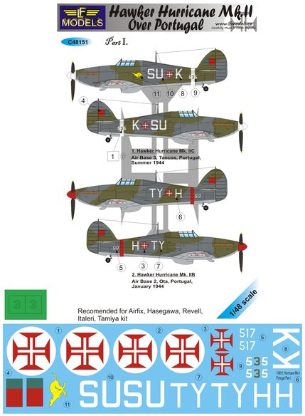 LF Models C48151 1:48 Hawker Hurricane Mk.II over Portugal Pt 1
