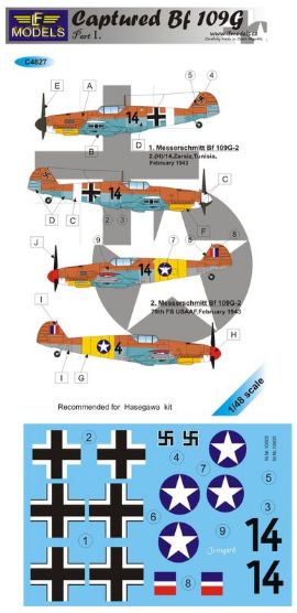 LF Models C4827 1:48 Messerschmitt Bf-109G Part I