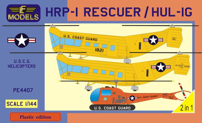 LF Models PE4407 1:144 HRP-I Rescuer and HUL-IG (3 x camos) 2-in-1