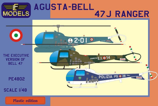 LF Models PE4802 1:48 Agusta-Bell 47J Ranger (Italian Navy, Italian Army, Italian Police