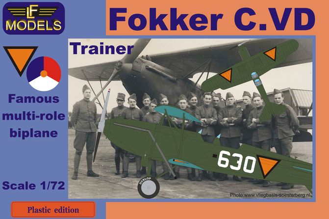 LF Models PE7203 1:72 Fokker C.VD Holland
