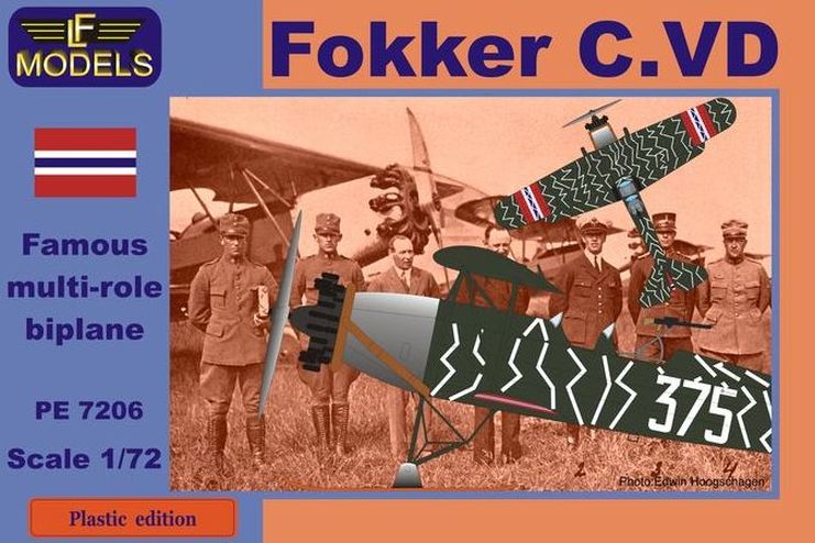 LF Models PE7206 1:72 Fokker C.VD Norway