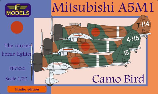 LF Models PE7222 1:72 Mitsubishi A5M1 'Claude' Camo Bird (ex AVI Models)