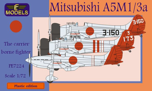 LF Models PE7224 1:72 Mitsubishi A5M1/3a 'Claude' (ex AVI Models)