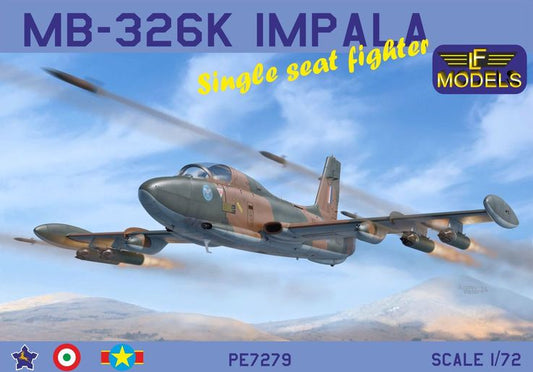 LF Models PE7279 1:72 Aermacchi MB-326K Impala single seat fighter