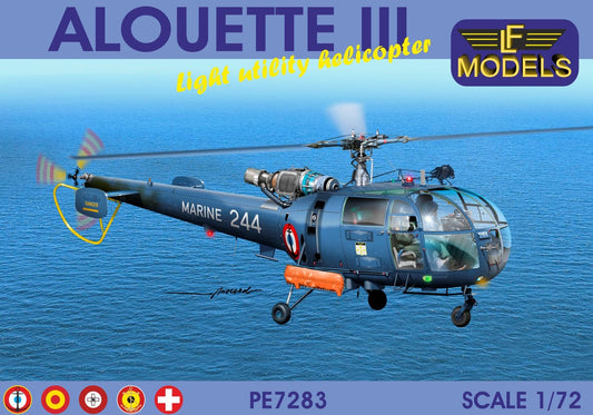LF Models PE7283 1:72 Alouette III Light Utility Helicopter