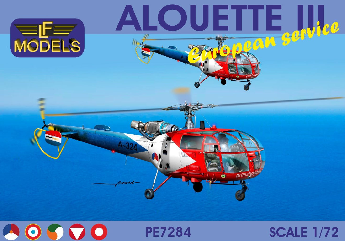 LF Models PE7284 1:72 Alouette III European service