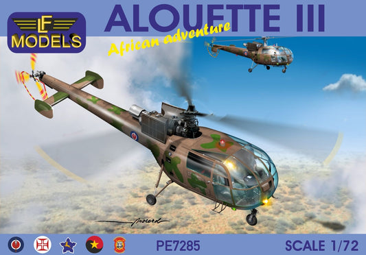 LF Models PE7285 1:72 Alouette III African Adventure