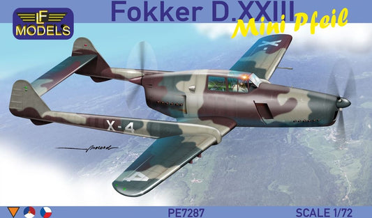 LF Models PE7287 1:72 Fokker D.XXIII Mini Pfeil.