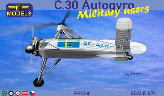 LF Models PE7290 1:72 C.30 Autogyro Military users.
