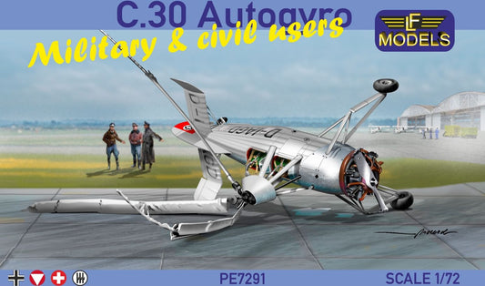 LF Models PE7291 1:72 C.30 Autogyro Military & civil users.