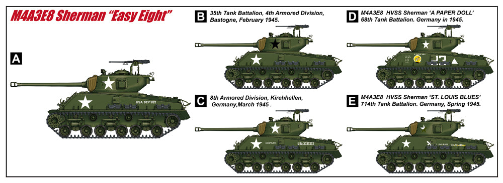 I Love Kit 61615 1:16 M4A3E8 Sherman “Easy Eight”