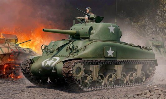 I LOVE KIT 61617 1:16 M4A1 Sherman WWII Medium Tank (cast hull) Late