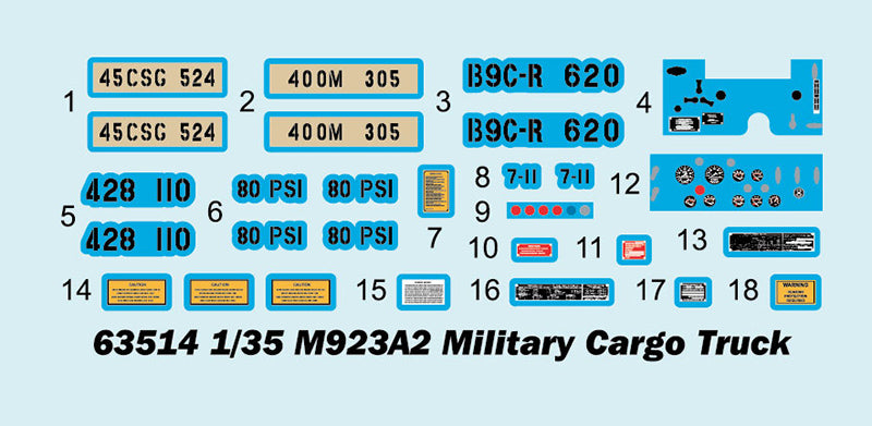 I Love Kit 63514 1:35 M923A2 Military Cargo Truck