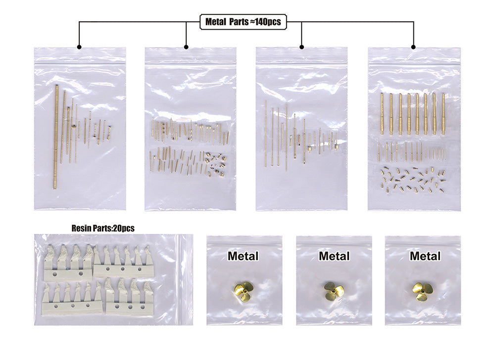 I Love Kit 66601 1:350 Bismarck Battleship Detail Up Set for Trumpeter