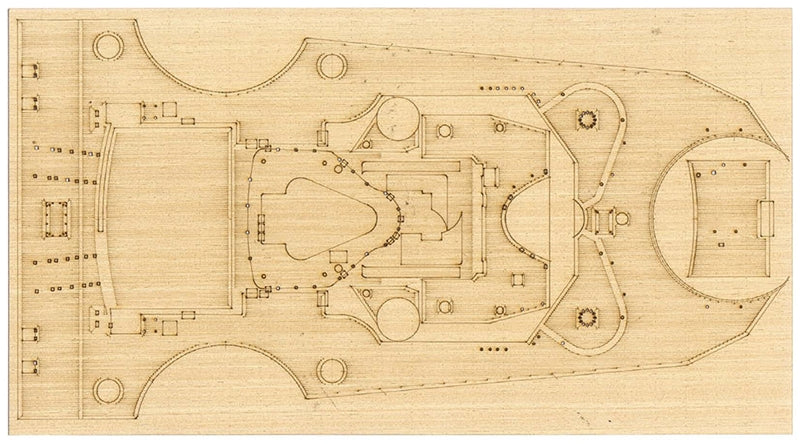 I Love Kit 66602 1:200 Bismarck 1941 Detail Up Set for Trumpeter