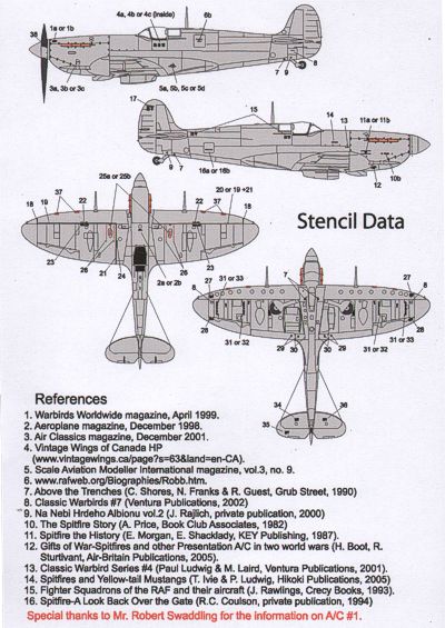 Lifelike 72-024 1:72 Supermarine Spitfire Part 4