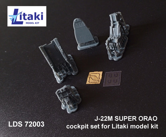 Litaki Model Kit LDS72003 1:72 cockpit set for J-22M SUPER ORAO
