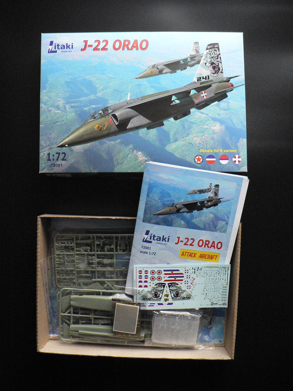 Litaki Model Kit 72001 1:72 Soko J-22 Orao.