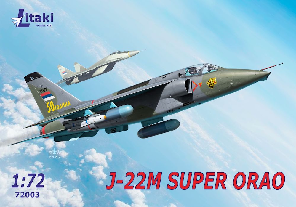 Litaki Model Kit 72003 1:72 Soko J-22M SUPER ORAO – ground attack aircraft