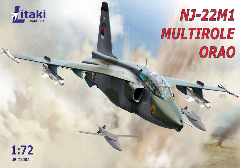 Litaki Model Kit 72004 1:72 Soko NJ-22M1 MULTIROLE ORAO – multirole strike aircraft