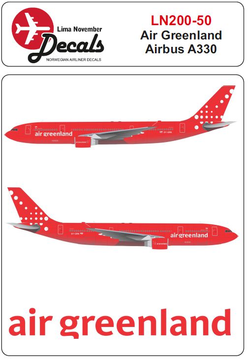 Lima November LN200-50 1:200 Air Greenland Airbus A330
