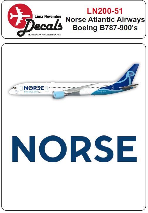 Lima November LN200-51 1:200 Norse Boeing 787-900