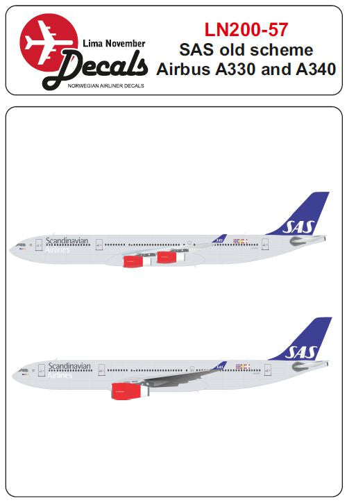 Lima November LN200-57 1:200 SAS Airbus A330 and A340